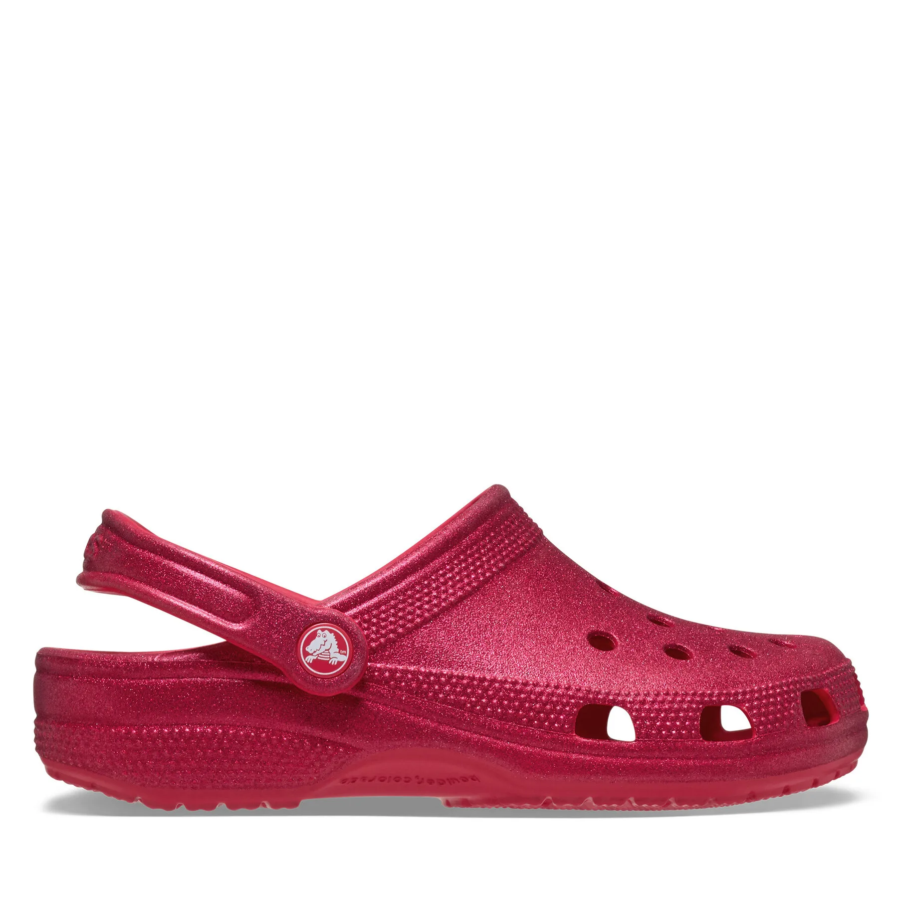 Чехли Crocs Classic Glitter Clog 205942 Розов – Дамски чехли