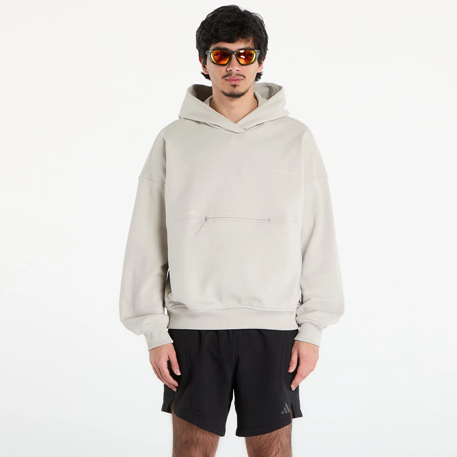 Мъжки суитшърт adidas Performance Adi365 H.Koumori Running бежов – Putty Grey – Мъжки суитшърти без цип