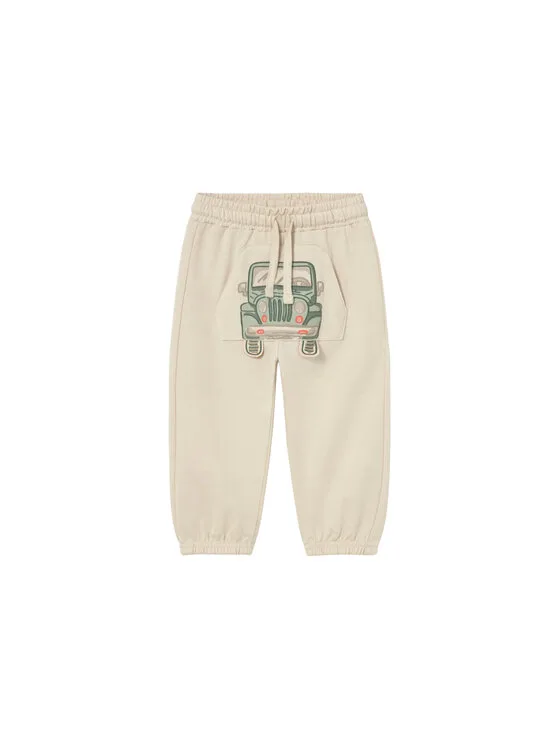 Mayoral Долнище анцуг 1525 Бежов Regular Fit – Мъжки спортни панталони