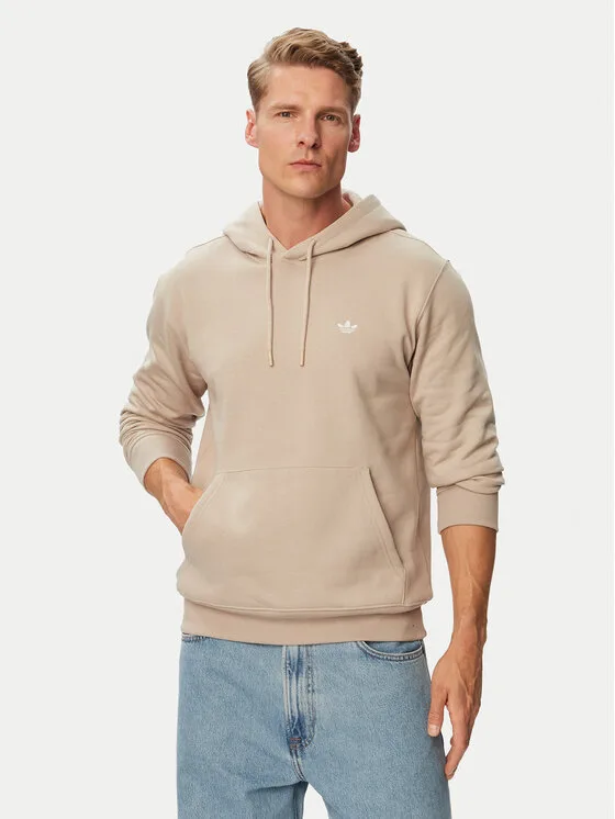 adidas Суитшърт Trefoil Essentials KS9805 Светлобежов Regular Fit – Мъжки суитшърти без цип