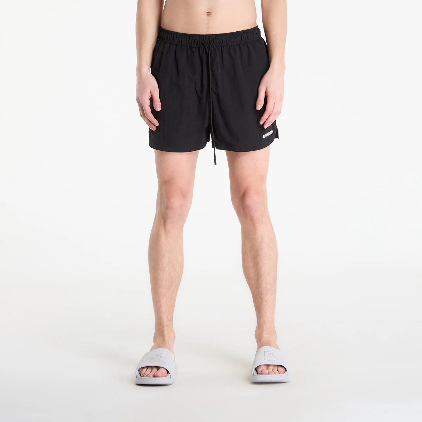 Бански REPRESENT Swimshort Jet Black XXL – Мъжки бански