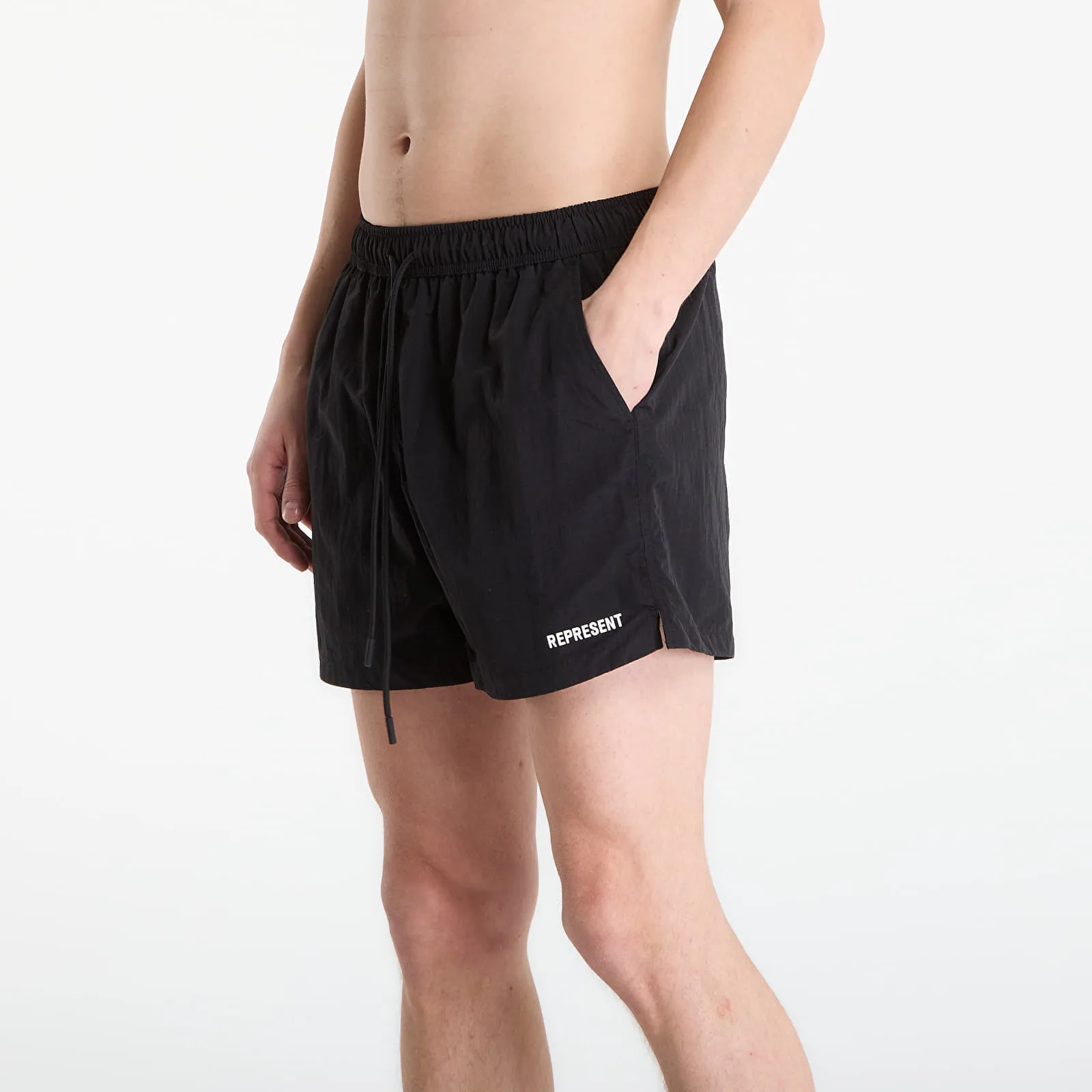 Бански REPRESENT Swimshort Jet Black XXL – Мъжки бански