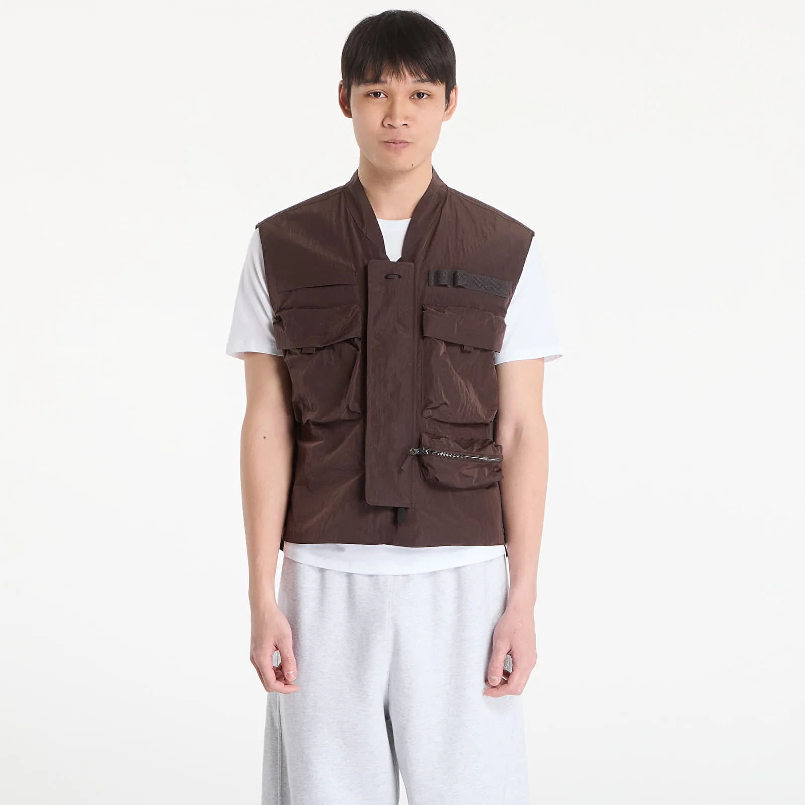 Елек Oakley Jaylen Brown Reserve Momento Vest Brown M – Мъжки елеци