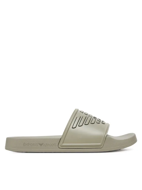 Чехли Emporio Armani XVPS11 XR273 U529 бежови – Чехли и джапанки унисекс