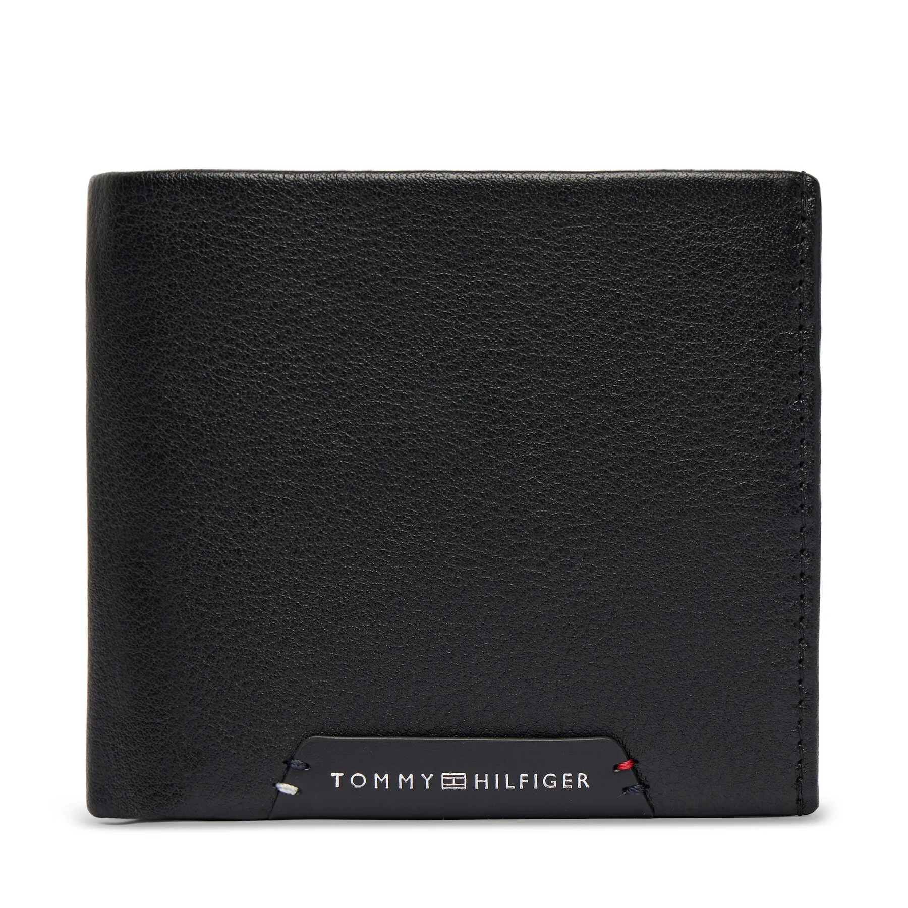 Мъжко портмоне Tommy Hilfiger Th Corp Cc Flap And Coin черно – Черен – Мъжки портмонета